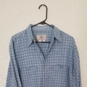 The Territory Ahead Mens Blue Button Down Sz M